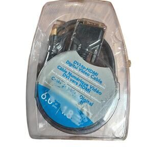 Dynex DVI-TO-HDMI Digital Video Cable (6FT / 1.8M)